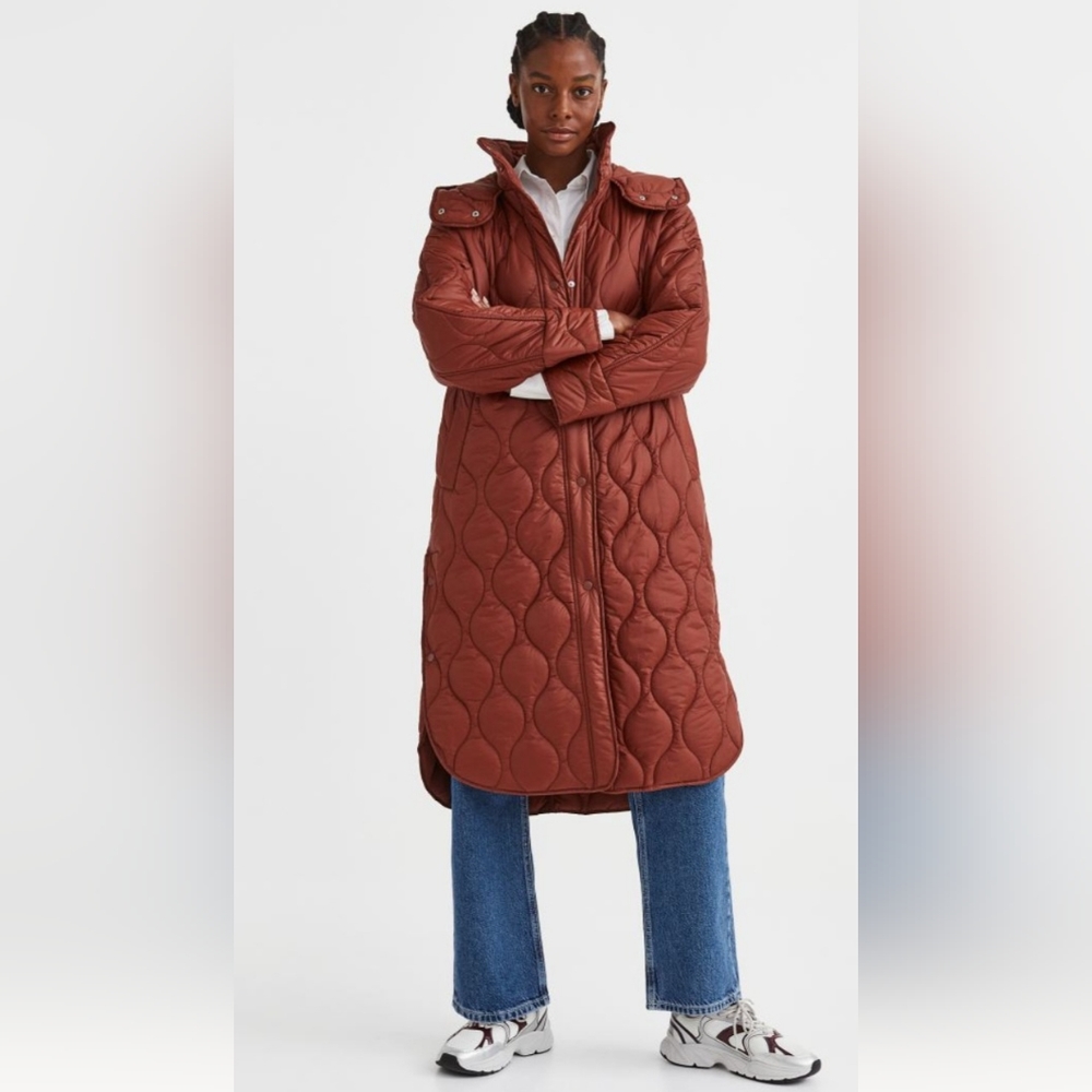 H&M Quilted Coat size XS